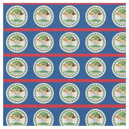 Tissu Belize Flag & Belize Trendy Fabric /mode (Fermer)
