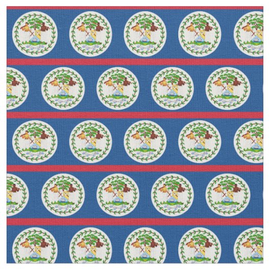 Tissu Belize Flag & Belize Trendy Fabric /mode (Fermer)