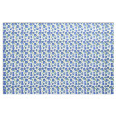 Tissu Belle aquarelle bleu cornfleurs (Yard)