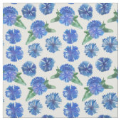Tissu Belle aquarelle bleu cornfleurs (Échantillon)