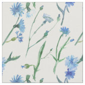 Tissu Belle aquarelle cornfleurs (Fermer)