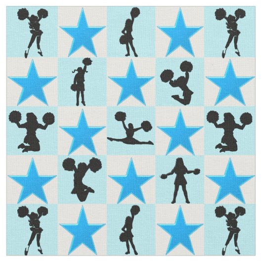 TISSU BELLE CHEERLEADING BLUE STAR (Fermer)