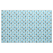 TISSU BELLE CHEERLEADING BLUE STAR (Fat Quarter)