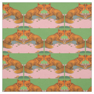 Tissu belle copie de renard