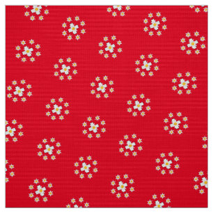Tissu Belle étoffe avec un fan suisse de Edelweiss