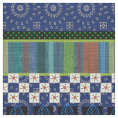 Tissu Belle frontière Boho | Design floral lunaire (Fermer)