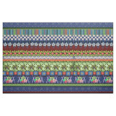 Tissu Belle frontière Boho | Design floral lunaire (Fat Quarter)