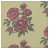 Tissu Belle gerbe florale peinte à la main (Fermer)