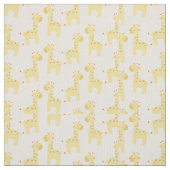 Tissu Belle girafe de bébé (Échantillon)