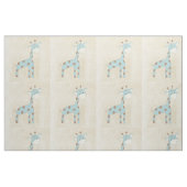 Tissu Belle girafe de bleus layette (Fat Quarter)