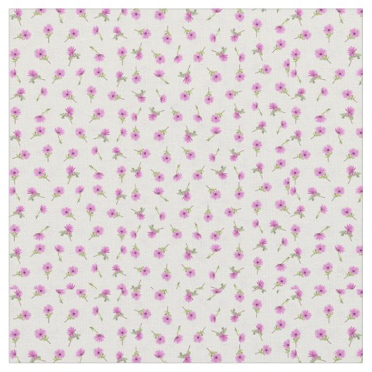 Tissu Belle Lavande Purple Daisy Design (Fermer)