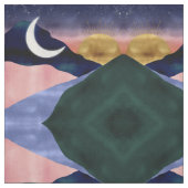 Tissu Belle Lune de la rivière des Roches Coucher de sol (Échantillon)