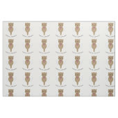 Tissu Belle Otter adorable (Fat Quarter)