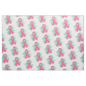 Tissu Belle structure de ruban rose personnalisable (Fat Quarter)