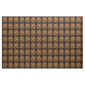 Tissu belle tabby à cheveux longs imprimé chat (Fat Quarter)