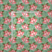Tissu Belles cloches de Noël (Carreau)