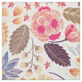 Tissu Belles Fleurs colorées (Échantillon)