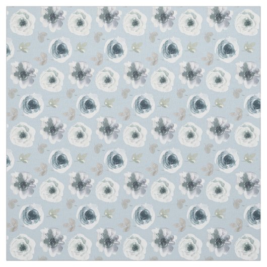 Tissu Belles fleurs d'aquarelle (Échantillon)