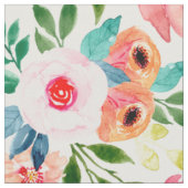 Tissu Belles fleurs d'aquarelle (Fermer)