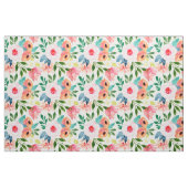 Tissu Belles fleurs d'aquarelle (Fat Quarter)