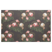 Tissu Belles roses et bourgeons roses (Fat Quarter)