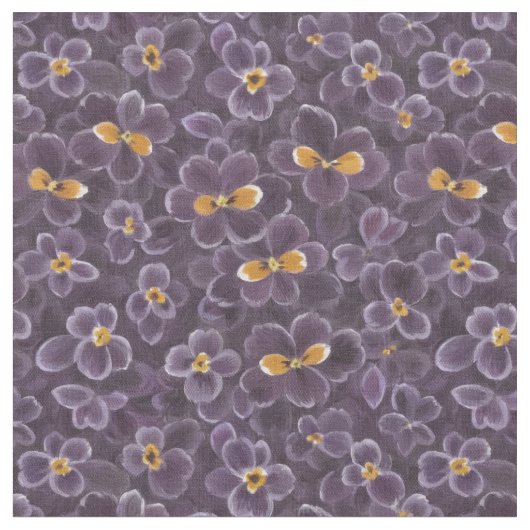 Tissu Belles Violettes (Fermer)