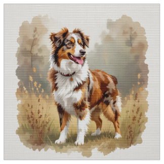 Tissu Berger Australien Red Merle Aussie