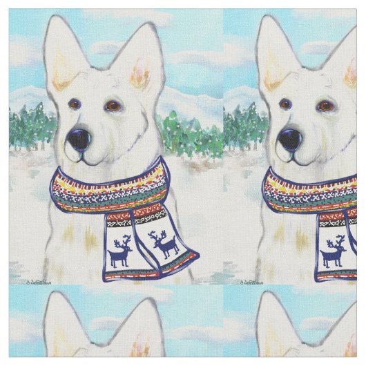 Tissu Berger Blanc Suisse (Fermer)