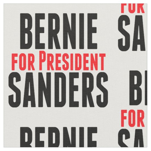 Tissu Bernie Sanders, Président (Fermer)