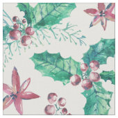 Tissu Berries Et Fleurs (Fermer)