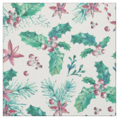 Tissu Berries Et Fleurs (Échantillon)