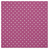 Tissu Berry Purple Polka Coeurs Dot (Échantillon)