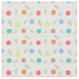 Tissu Bestiole mignon et motif sans couture feuille