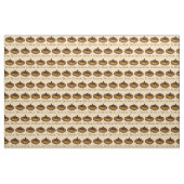 Tissu Beurre d'arachide chocolat Fleur de biscuits Vente (Yard)
