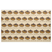 Tissu Beurre d'arachide chocolat Fleur de biscuits Vente (Fat Quarter)