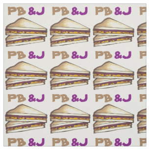Tissu Beurre d'arachide et sandwich à la gelée PB&J Alim