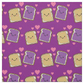 Tissu Beurre d'arachide mûre et enfants de gelée Dessin (Échantillon)