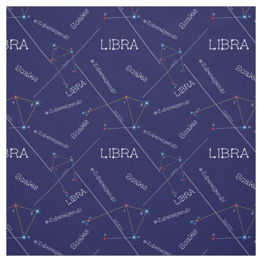 Tissu Bibliothèque de constellation zodiaque (Échantillon)