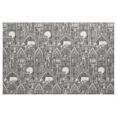 Tissu bibliothèque de minuit noir Fabric (Fat Quarter)