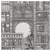 Tissu bibliothèque de minuit noir Fabric (Fermer)