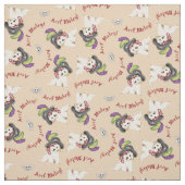 Tissu Bichon Frise Pirate (Échantillon)