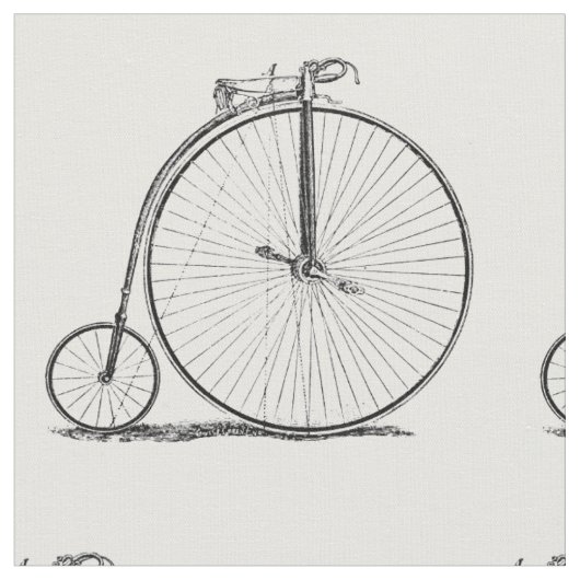 Tissu Bicyclette à grande roue Penny Farthing (Fermer)