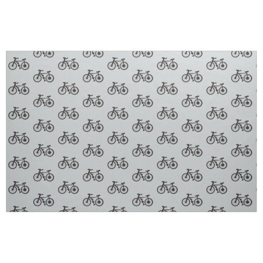 Tissu Bicyclette silhouette| Couleur de Arrière - plan m (Fat Quarter)