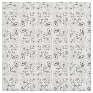 Tissu Bicyclettes anciennes Imprimer Motif PERSONNALISÉ