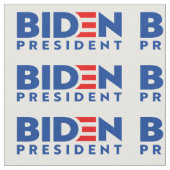 Tissu Biden pour le Président Blue Mini Texte, ZSSG Fabr (Fermer)