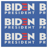 Tissu Biden pour le président White Mini Texte, ZSSG Fab (Fermer)
