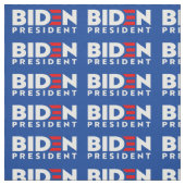 Tissu Biden pour le président White Mini Texte, ZSSG Fab (Échantillon)