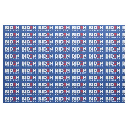 Tissu Biden pour le président White Mini Texte, ZSSG Fab (Fat Quarter)