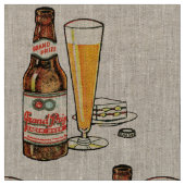 Tissu Bière blonde professionnelle grande (Fermer)