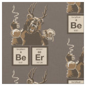 Tissu Bière découverte par ours de chimie (Fermer)